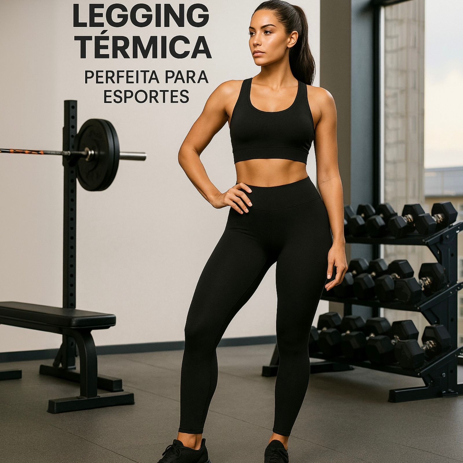 Calca Feminina Termica Forrada Legging Aveludada Frio Grossa
